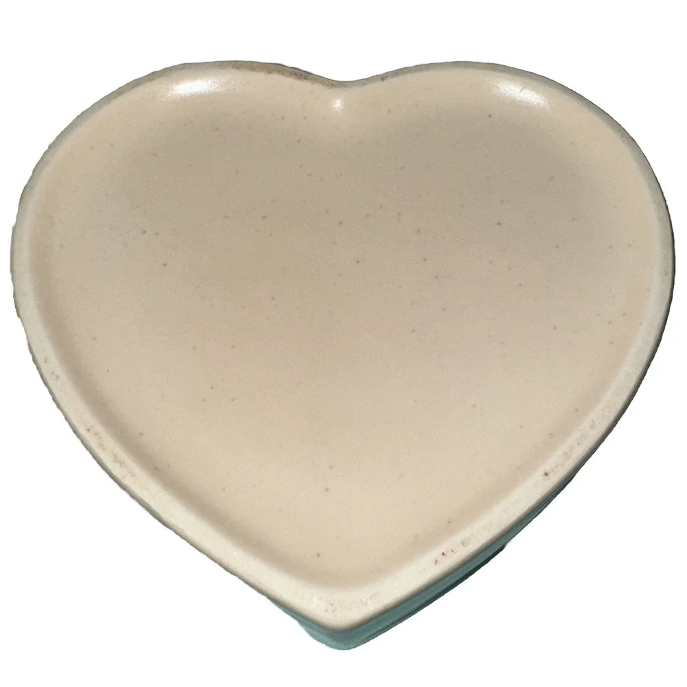 PFALTZGRAFF Heart Shape Trinket Box Ivory Cream Floral‎ Cassic Design